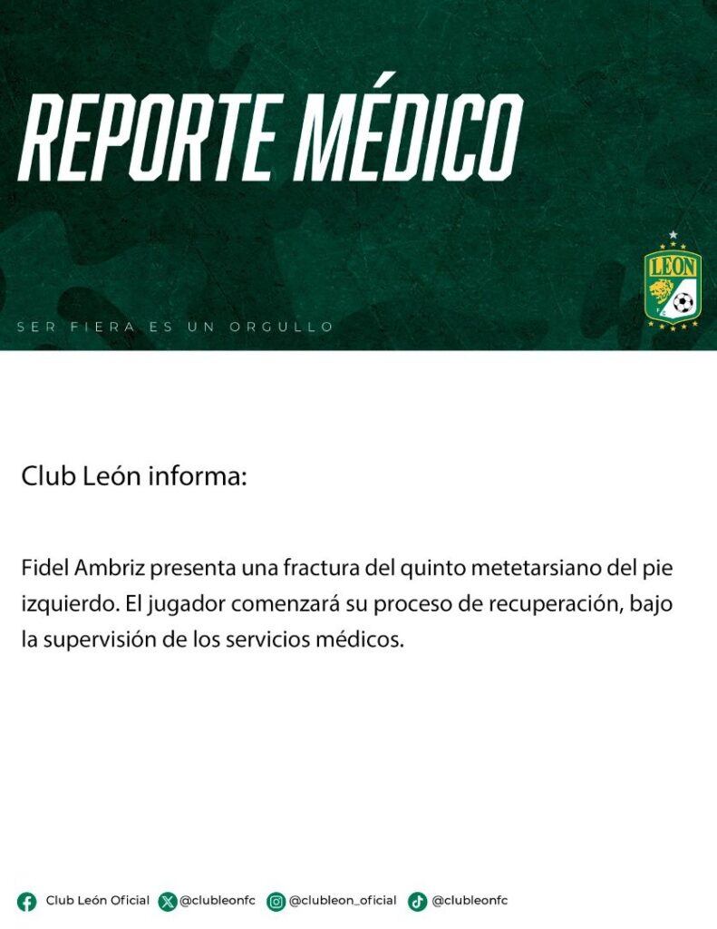 Lesión de Fidel Ambriz