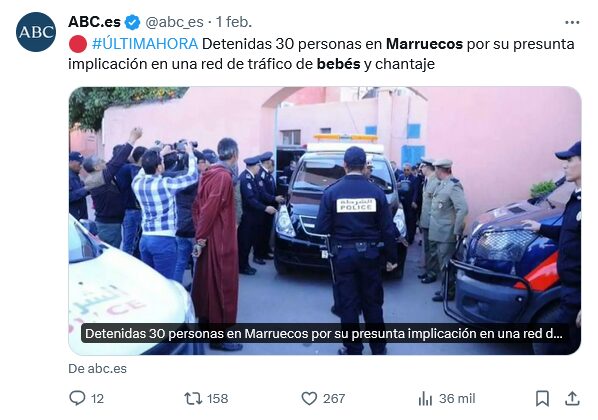 Red de trata infantil