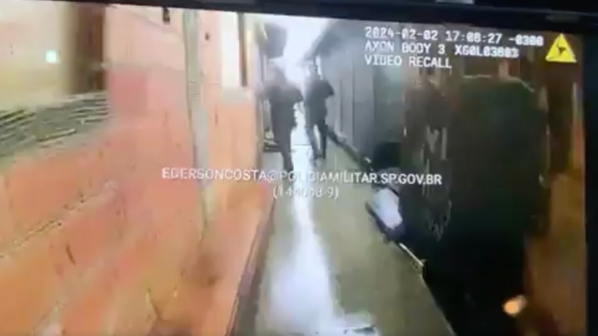 Cámara de policía graba su asesinato en Brasil