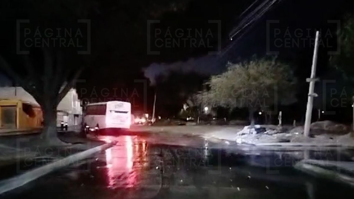 Fuga en avenida Olímpica en León