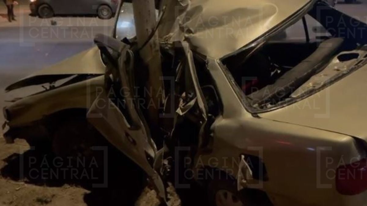 Aparatoso choque deja a un hombre lesionado en el Ecobulevar