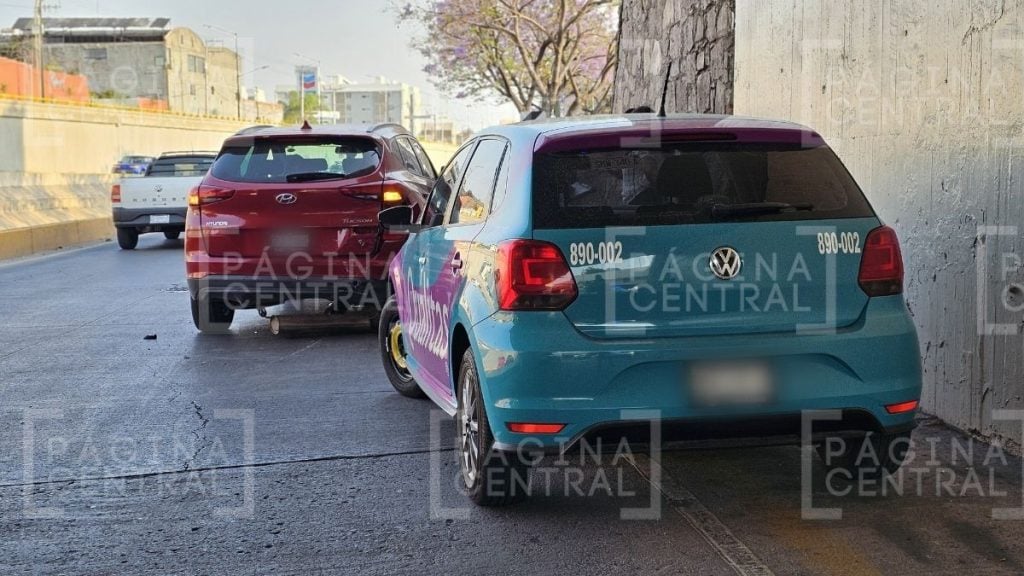 Se registra choque en Malecón del Río 