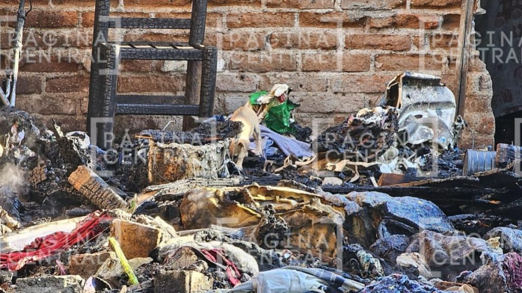 Se incendia casa en Villas de León
