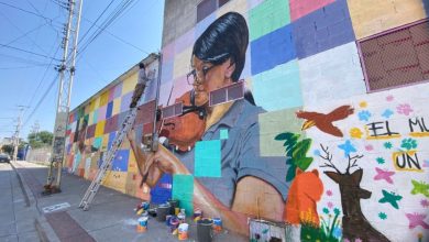 Plasman en mural a niños músicos en León ll