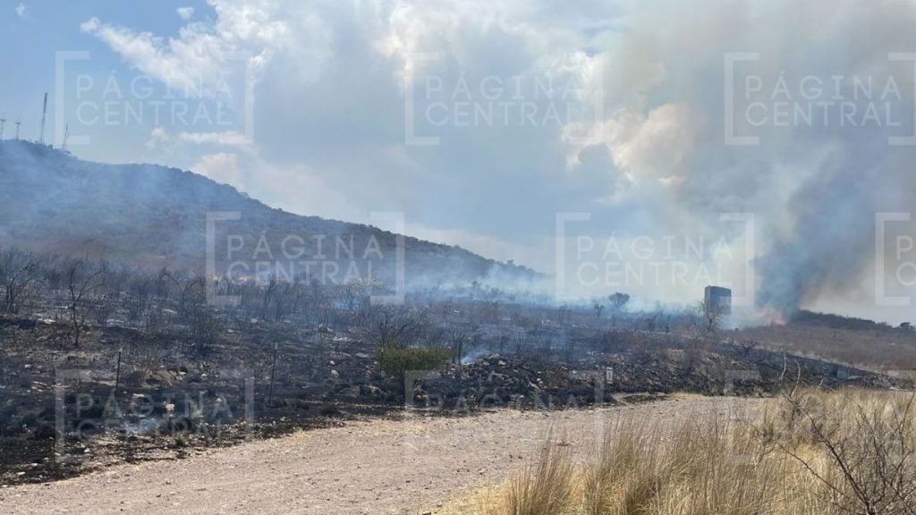 Incendio en Cerro Gordo