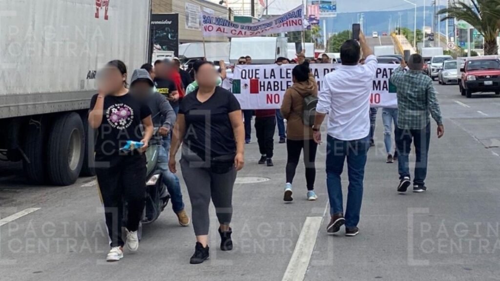 Operativo de calzado en San Pancho causa bloqueo de Ecobulevar