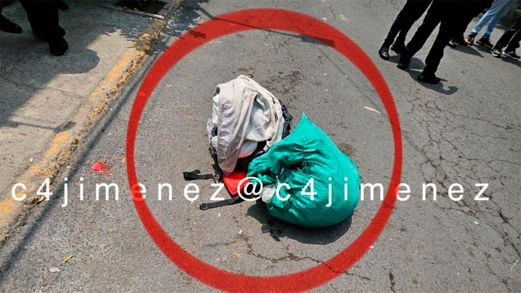 Ciuda de México: Llevaban a un cuerpo descuartizado en mochilas