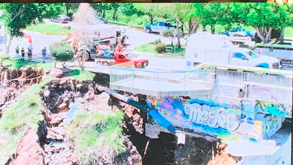 Puente de Cañada del Refugio: Anuncian obras de reforzamiento