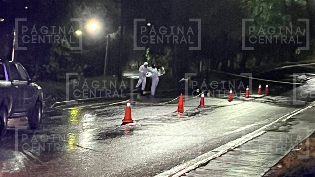 Las Mandarinas: Motociclista derrapa y muere