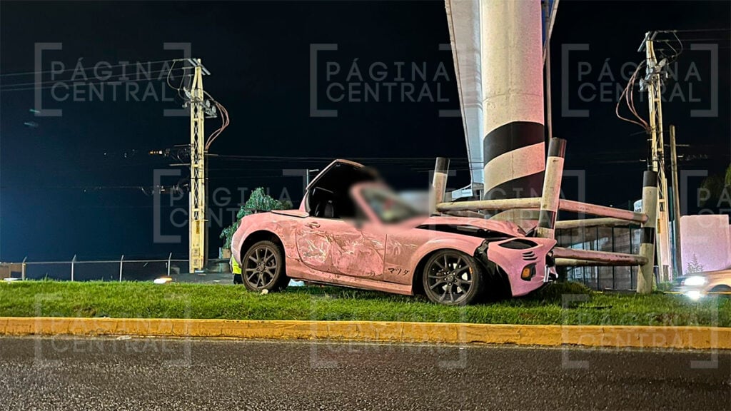 San José el Alto: Choca contra puente peatonal y fallece