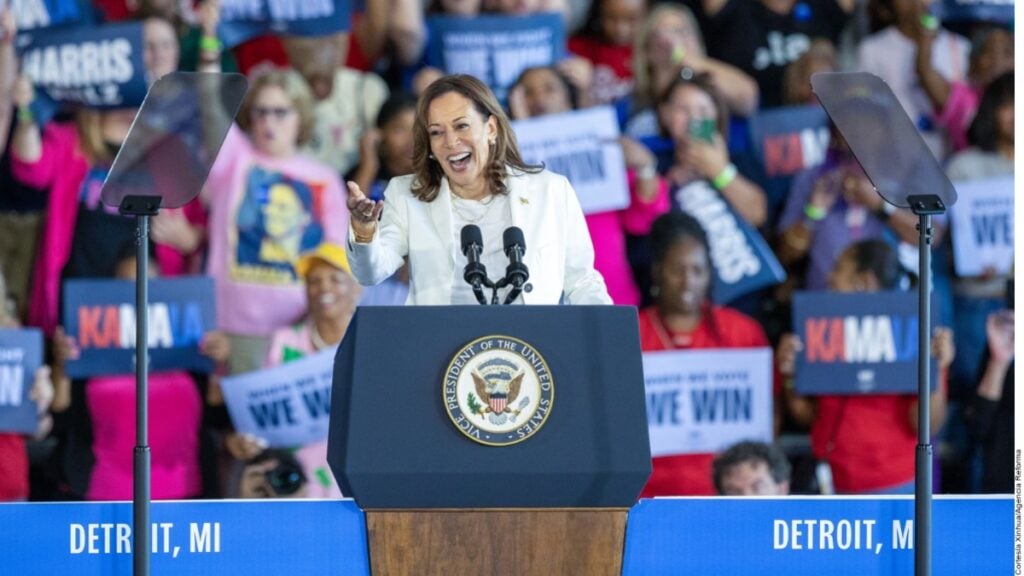 Kamala Harris le gana a Donald Trump en el debate