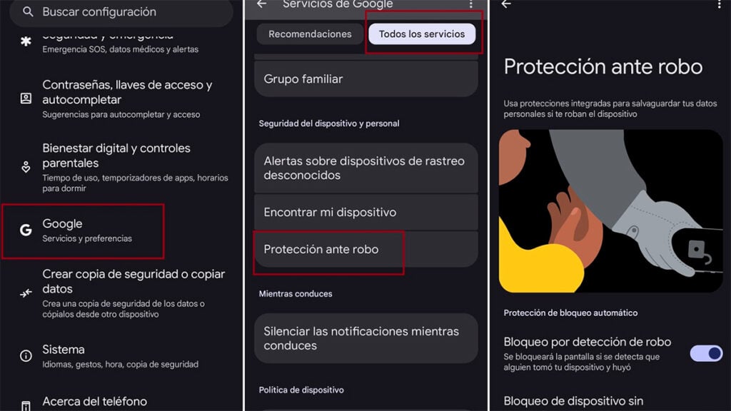 ¿Conoces la nueva protección antirrobo de Google para tu celular?