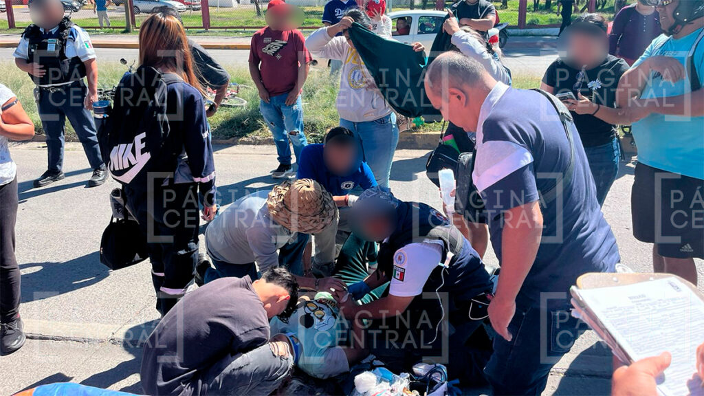 León I: Mujer en triciclo eléctrico es atropellada al intentar cruzar el bulevar