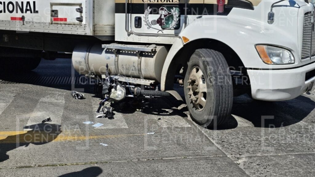 Atropello Peñitas: Camión se atraviesa a motociclista y lo atropella