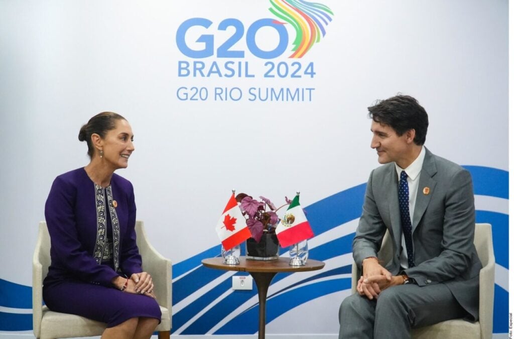 Expresa Trudeau a Sheinbaum preocupaciones de inversiones de China