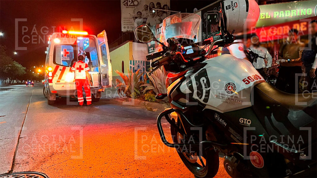 Arboledas de Ibarrilla: Carro atropella a motociclista y lo deja gravemente herido