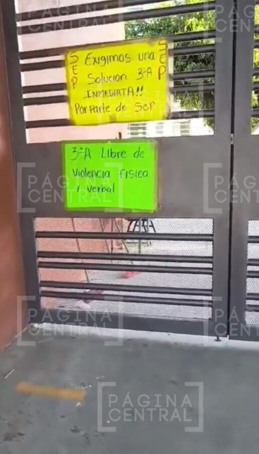 Denuncian que mamá e hijo aterran a todos en esta escuela León
