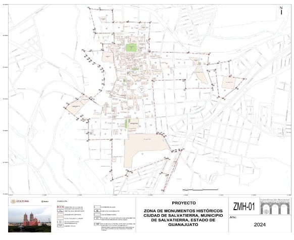 INAH declara como Zona de Monumentos Históricos al Centro de Salvatierra
