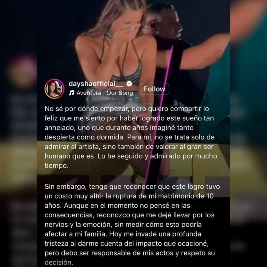 Romeo Santos habría llevado al fin de un matrimonio de 10 años