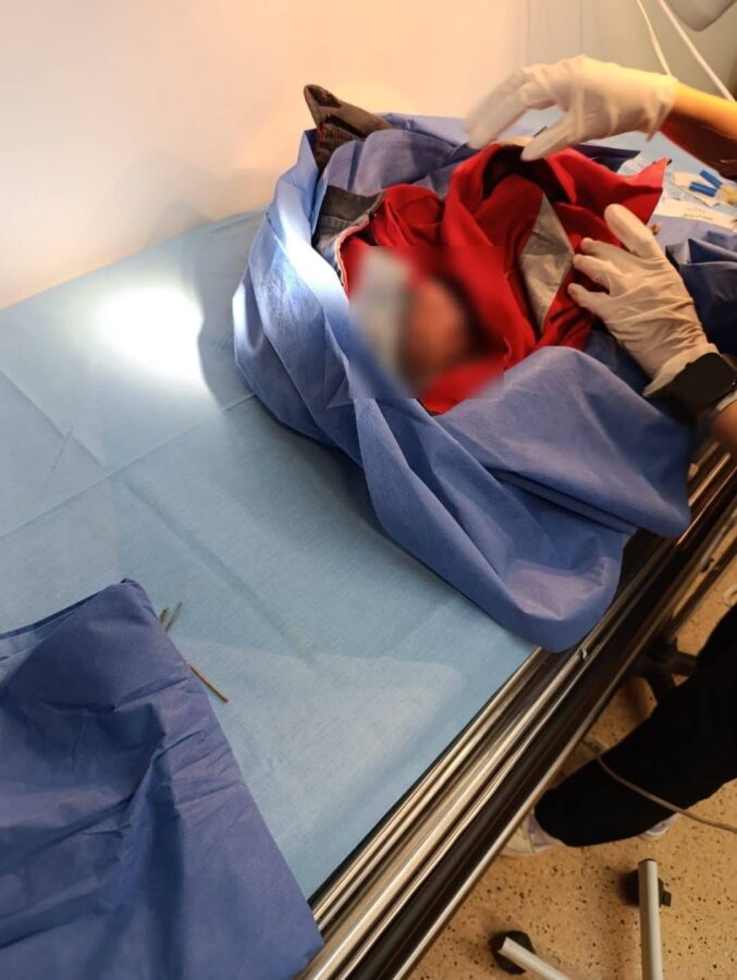 bebé recién nacida Tlaxiaca Hidalgo