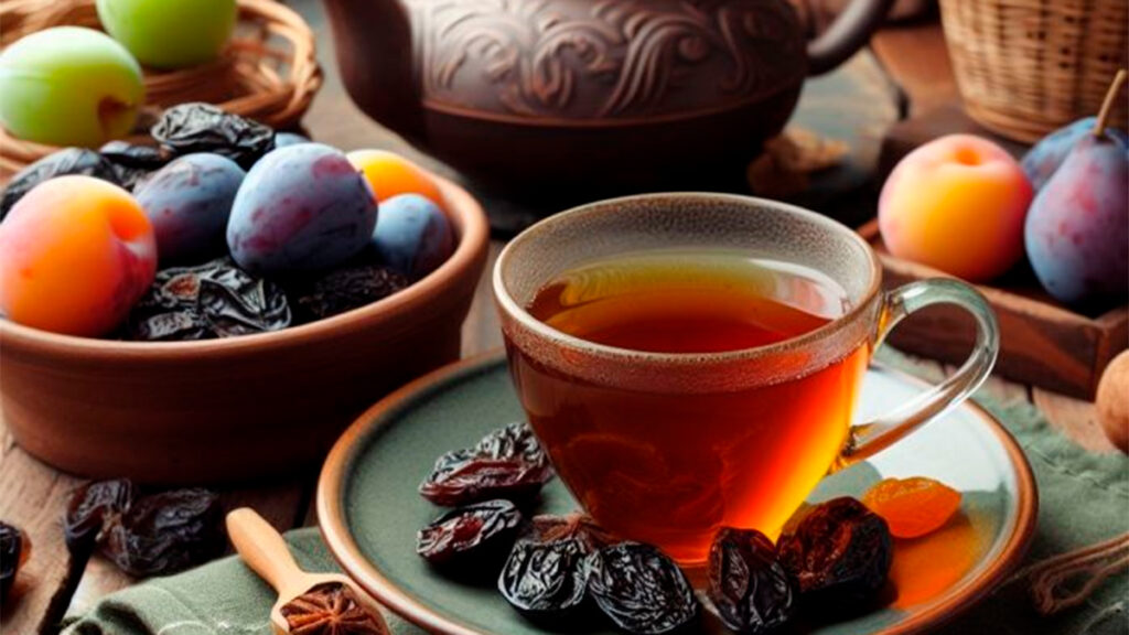 El té de ciruela pasa ayuda a quemar grasa y debes tomar antes de dormir