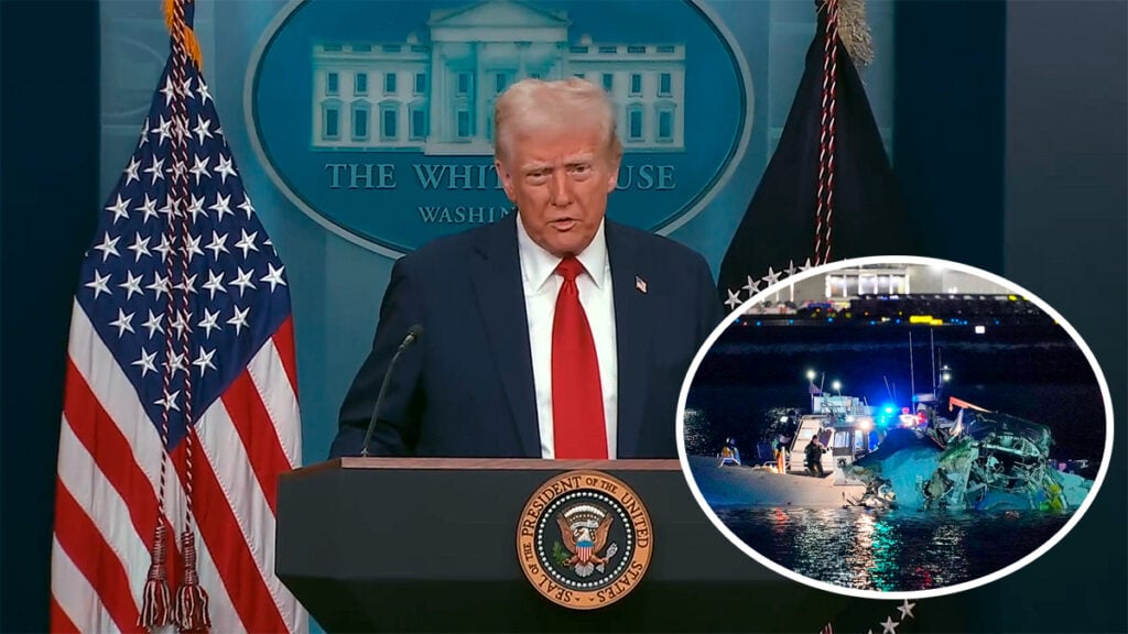 Washington: Confirma Trump que no hay sobrevivientes en accidente aéreo