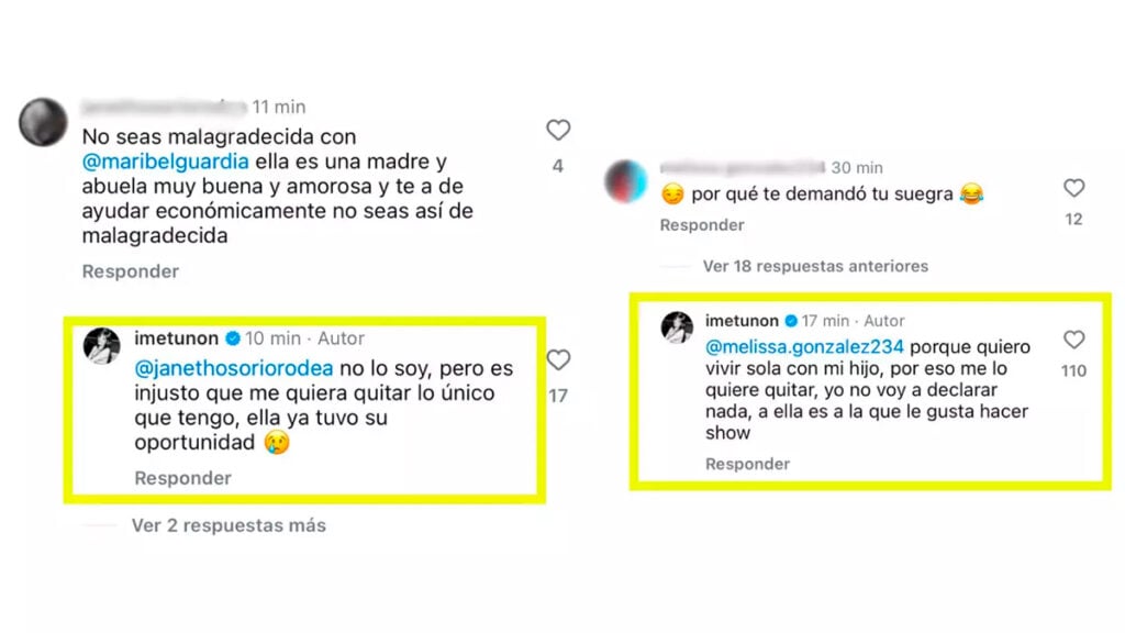 Maribel Guardia denuncia a la madre de su nieto