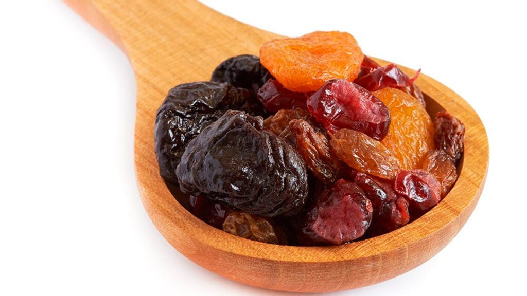 La pasa sirve como endulzante natural y es bueno para tu salud