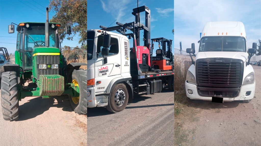 Capturan a cuatro hombres por presunto robo de tractocamiones