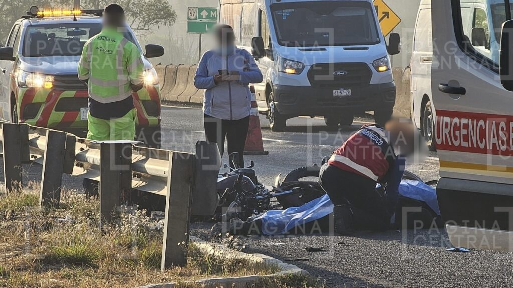 Accidente en Maxipista: Muere ciclista al chocar en sentido contrario con moto