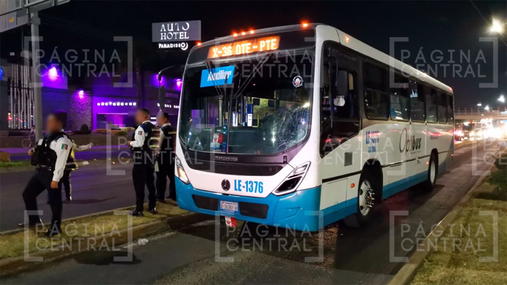 Fallece atropellado por autobús en el bulevar Aeropuerto