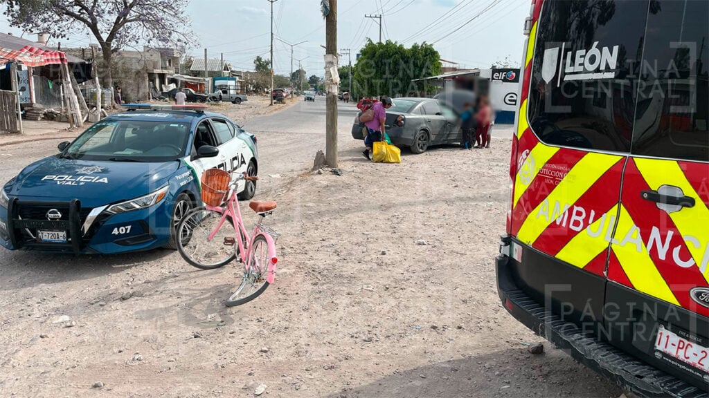 El Recuerdo: Motociclista atropella a una niña que iba en su bicicleta