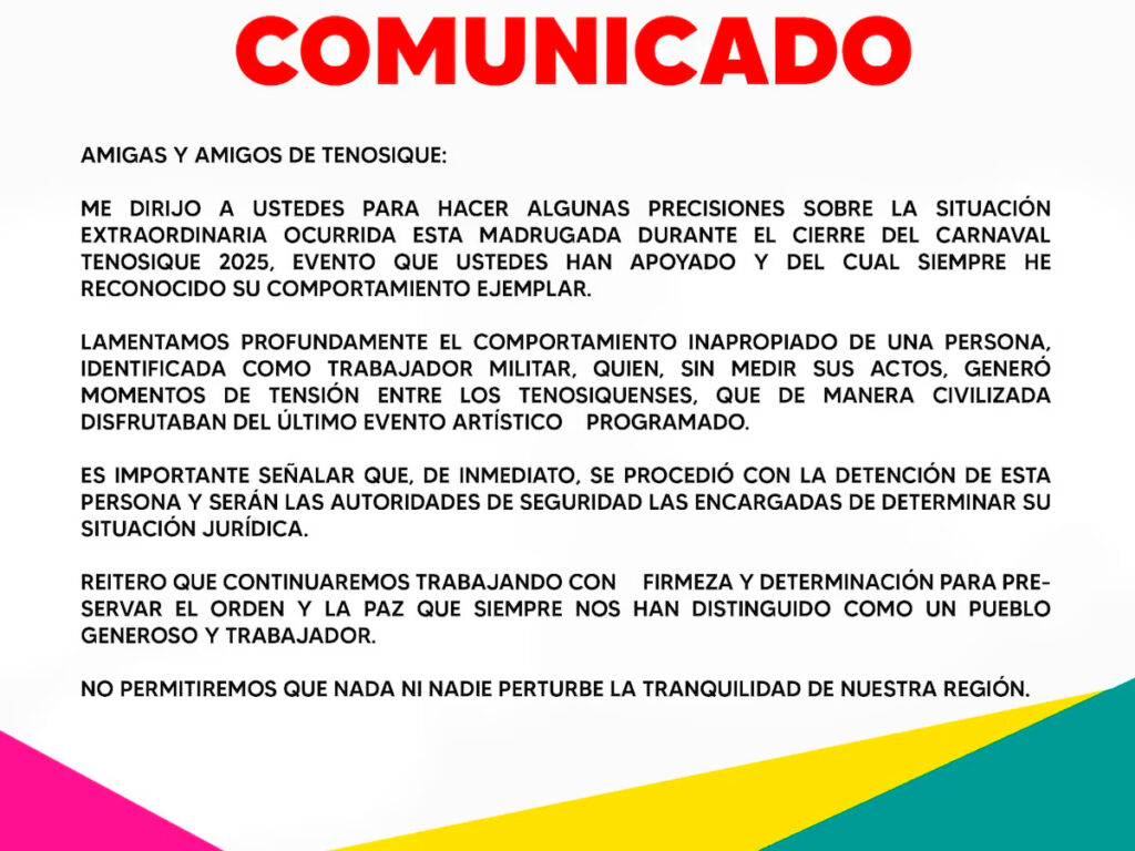 Disparos interrumpen la presentación de la Arrolladora; integrantes salen corriendo