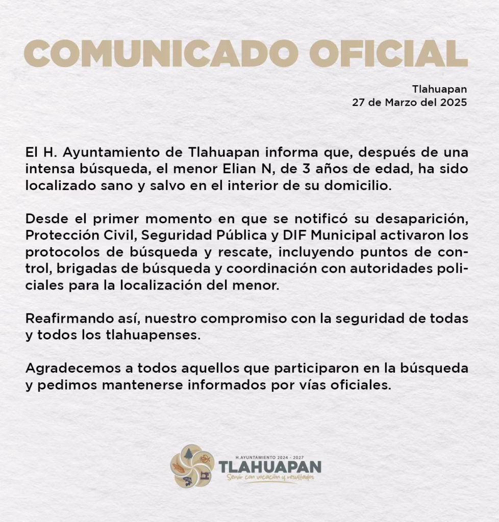 Puebla: Cierran carreteras por niño desaparecido; horas después lo encuentran en su casa