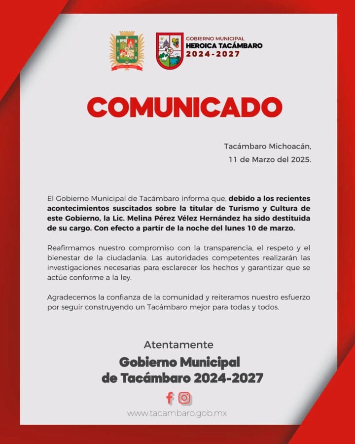 Tacámbaro: Funcionaria ebria se burla de un accidente mortal y la despiden