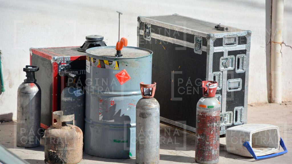 Valle de San Bernardo: Incendio en bodega 