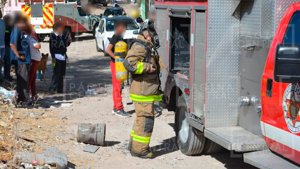Valle de San Bernardo: Incendio en bodega 