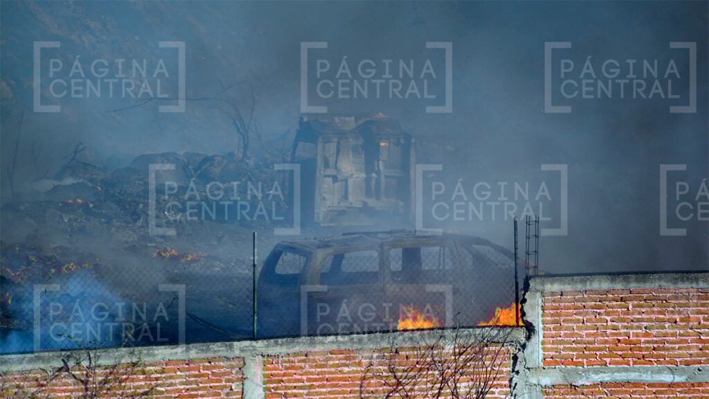 Se incendia recicladora de Cortijos de la Gloria
