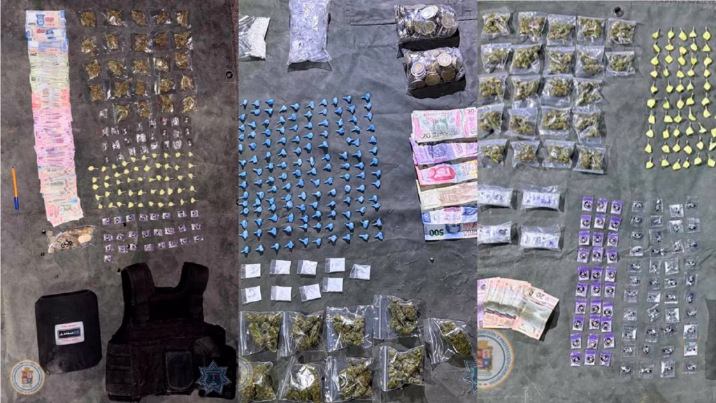 Caen 6 presuntos distribuidores de droga durante operativo