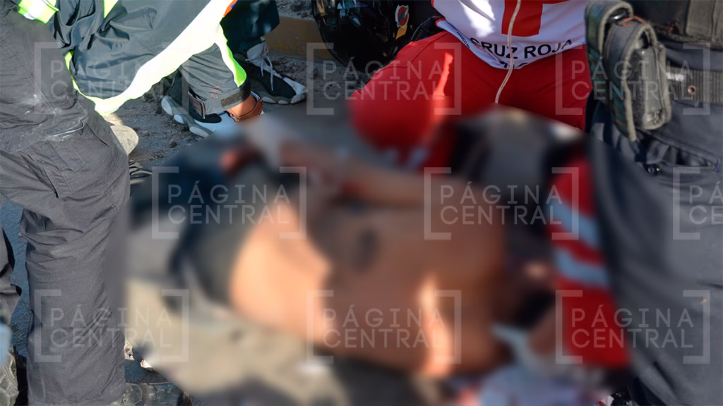 Zanda: Conducía su moto a exceso de velocidad y se estrella contra muro