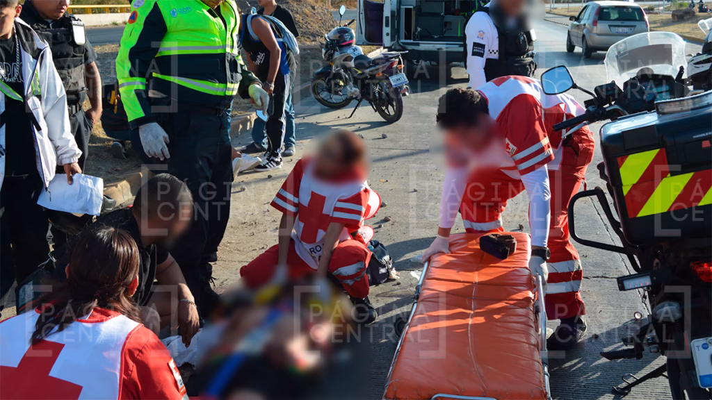 Zanda: Conducía su moto a exceso de velocidad y se estrella contra muro