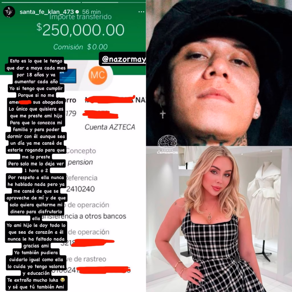 ¿Santa Fe Klan se reconcilió con Maya Nazor?