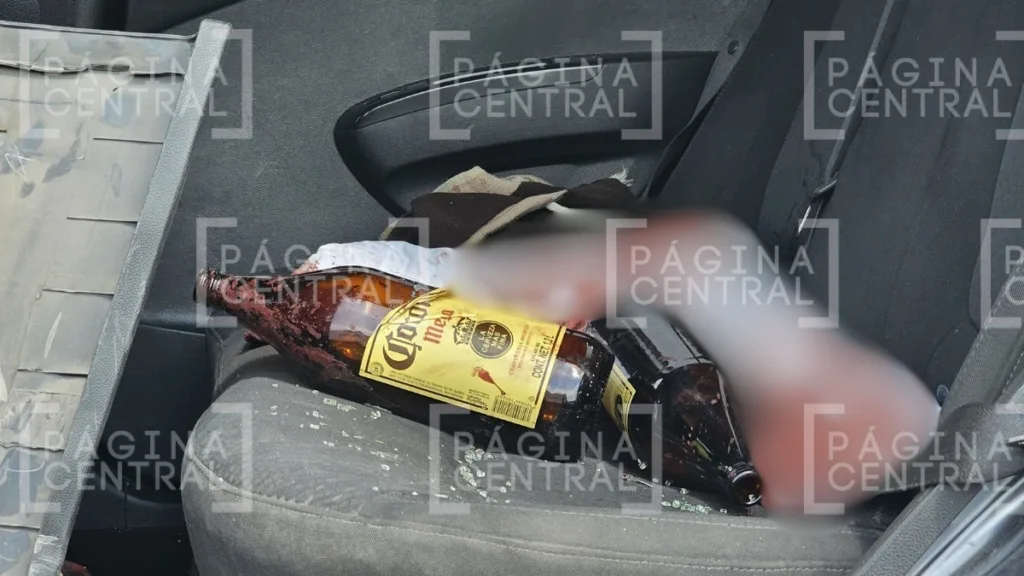 Accidente en la carretera