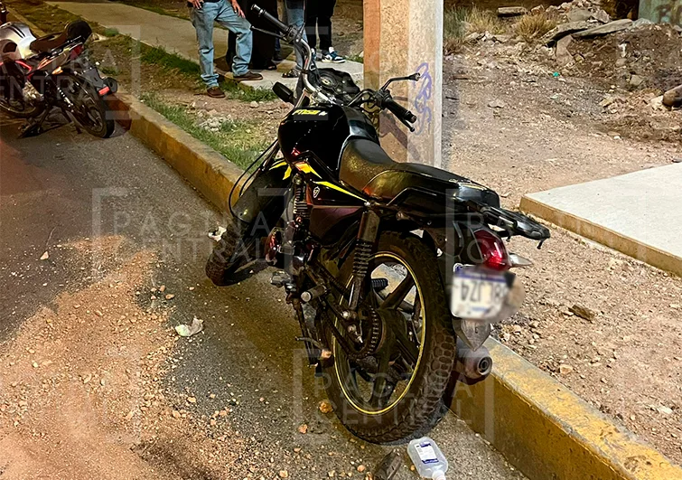 San Juan Bosco: March se le cierra a motociclista y este se accidenta