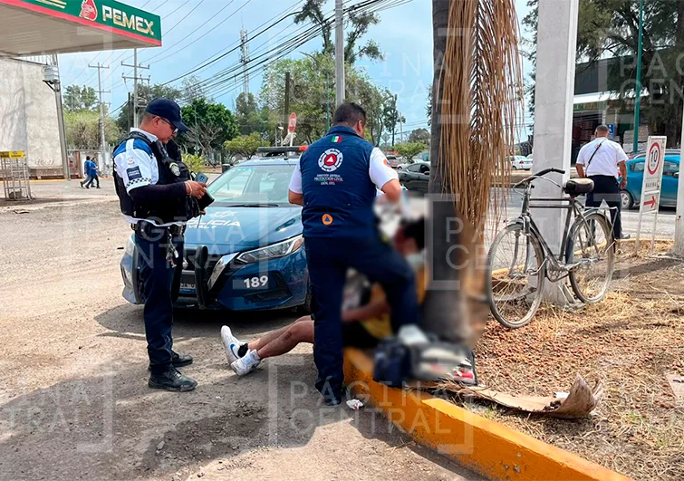 Ciudad Industrial: Ciclista sufre aparatosa caída por coladera abierta