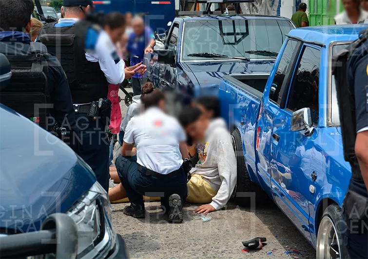 San Felipe de Jesús: Chocan contra patrulla al intentar huir de la policía