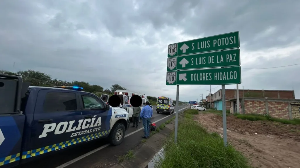 carretera San Miguel de Allende-Dolores Hidalgo