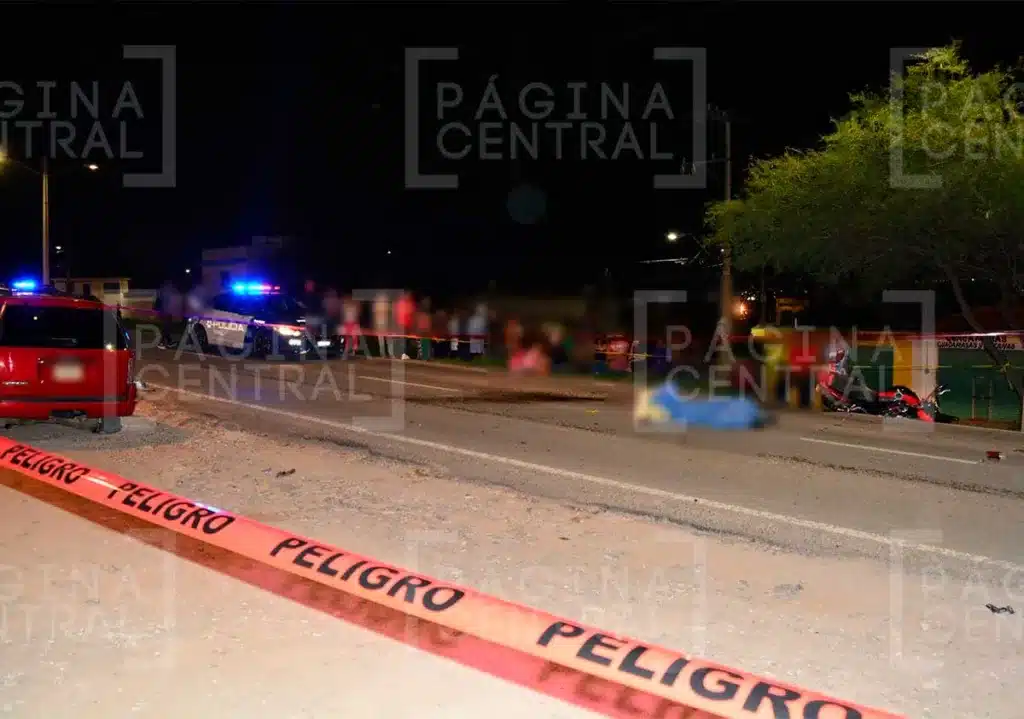 Los Castillos: Motociclista muere tras chocar contra una camioneta 