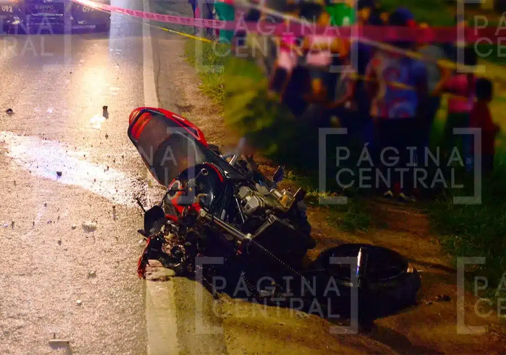 Los Castillos: Motociclista muere tras chocar contra una camioneta 