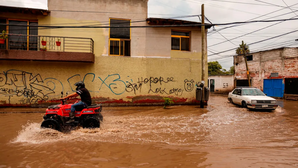 Declaran alerta por lluvias en Querétaro